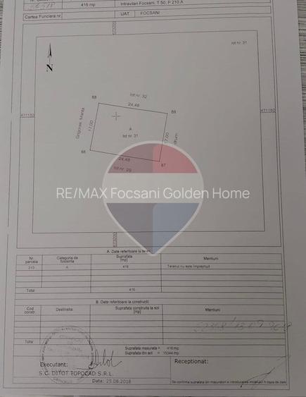Teren intravilan 416mp | Focșani Nord | Zona Crangului - 3