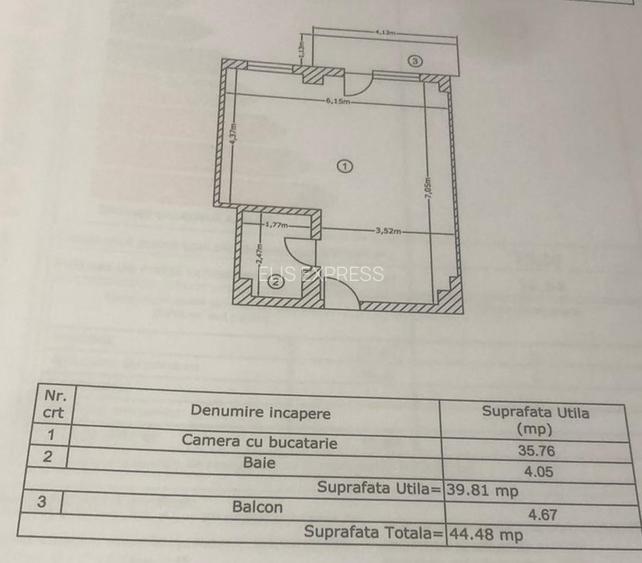 APARTAMENT 2 CAMERE MILITARI RESIDENCE REZERVELOR 54, MOBILAT, UTILAT, LIBER - 16