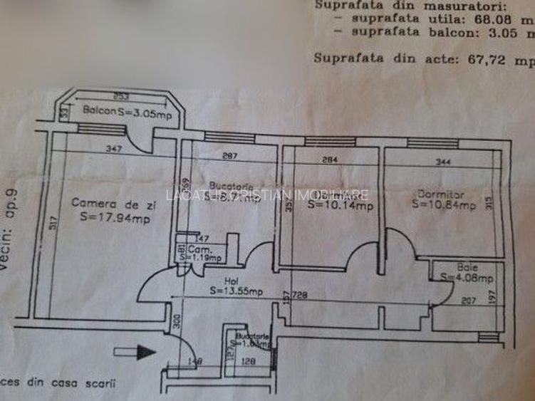 APARTAMENT 3 CAMERE DECOMANDAT CONFORT 0 ZONA EUROMATERNA - 5