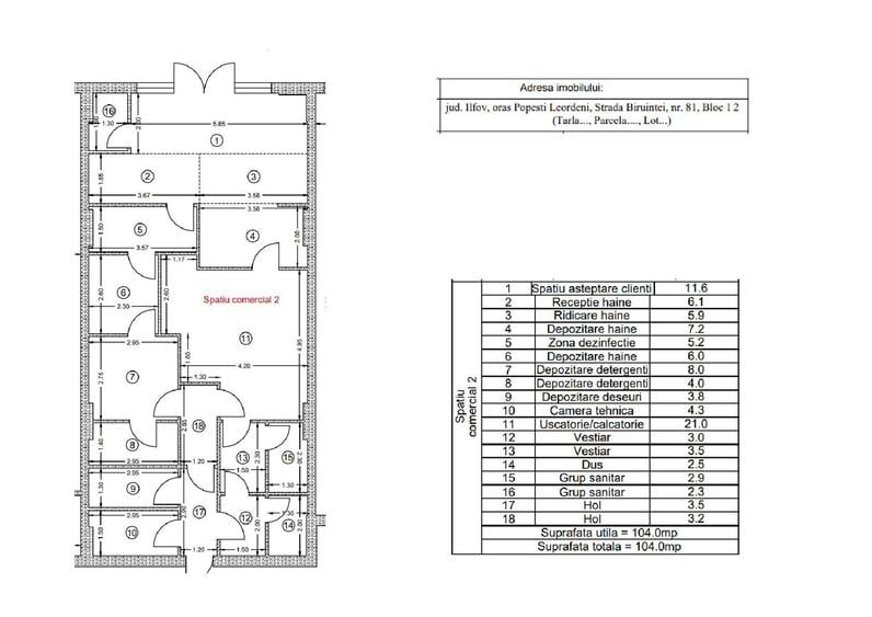 Spațiu Comercial 104 mp | Parter | 81 Residence | Popești-Leordeni