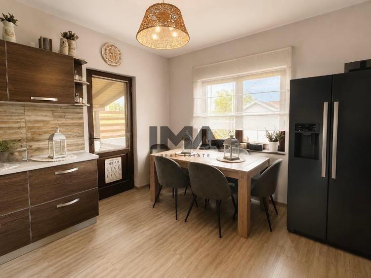 Casă individuală mobilată | 3 dormitoare | teren 500 mp | Dezmir