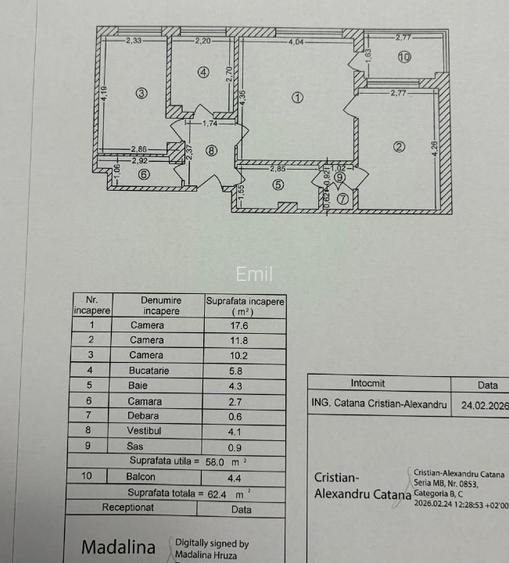 Apartament 3 camere etaj 7/10 - Metrou Nicolae Grigorescu - Titan - 8