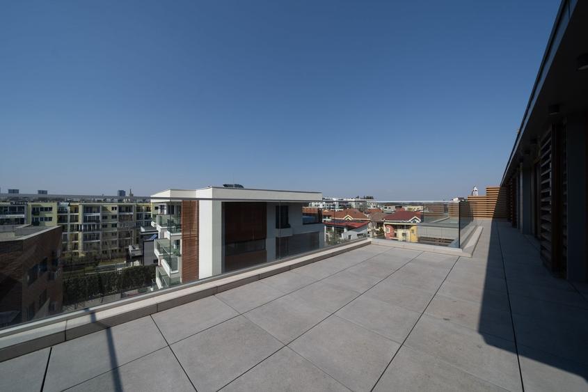Herastrau, penthouse cu 3 camere mobilat integral Rovere
