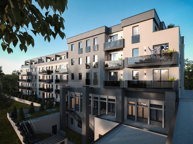 Apartament 2 camere semidecomandate, 52 mp, 9.30mp balcon, parcare subterana