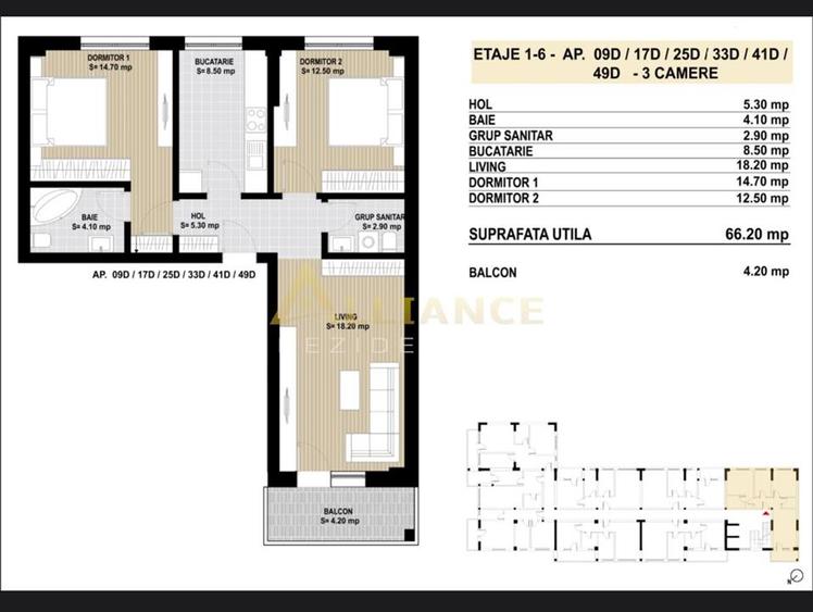 Apartament 3 camere nou || finisaje moderne || centrala proprie || termen martie