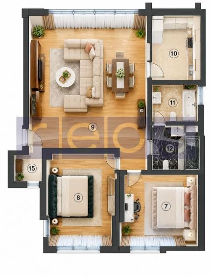 APARTAMENT EXCLUSIVIST 3 CAMERE | KISELEFF | 2 BĂI | PARCARE SUBTERANĂ