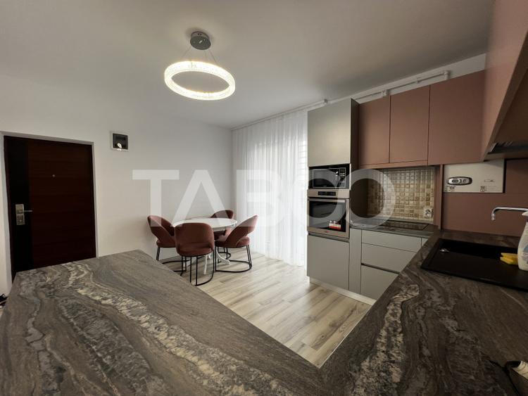 Penthouse de inchiriat 4 camere 2 terase 2 bai 86 mp Turnisor Sibiu