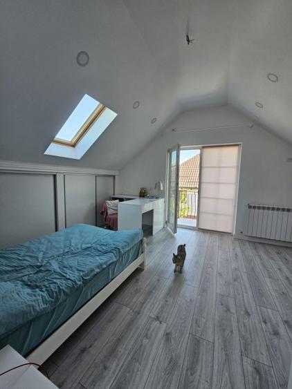 Casă cochetă cu mansardă și curte, 4 camere, stil modern, Luncă Cetățuii