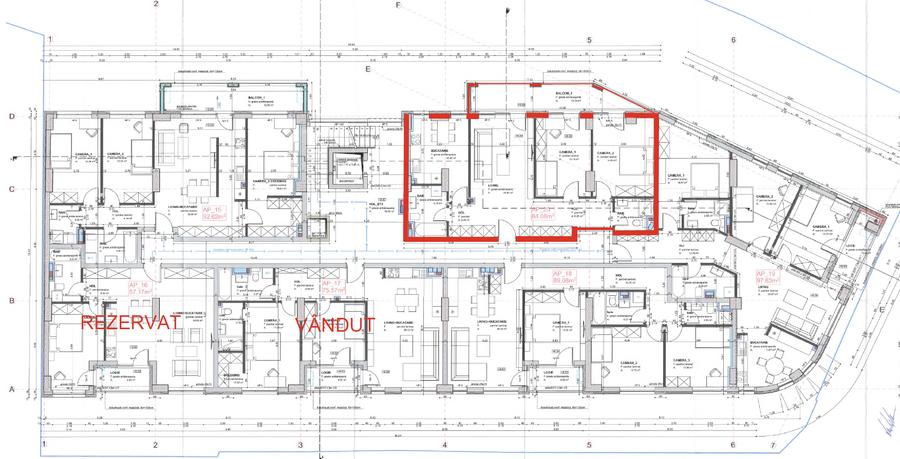 Ap. de 3 camere la dezvoltator - Central - București 41
