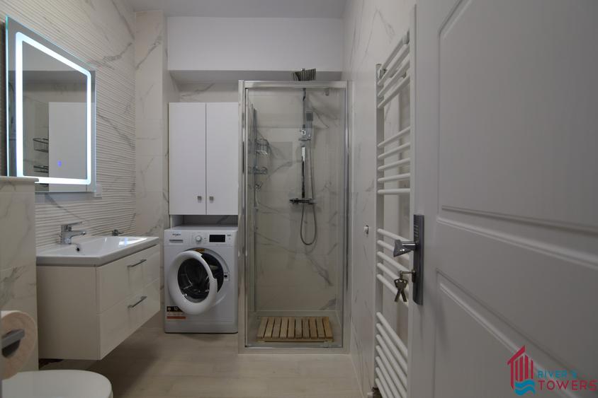 Studio cu 2 camere, River"s Towers, et 11 din 13, mobilat si utilat complet