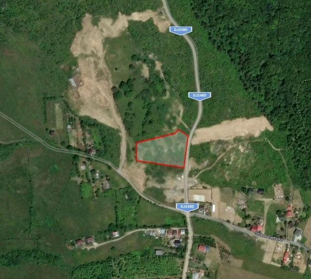 Teren 10.000mp plan, 350m altitudine | Barnova-Paun | POT 35%, CUT 0.9