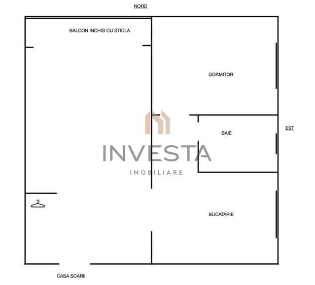 Apartament cu 2 camere, localizat in Cluj-Napoca, cartierul Grigorescu - 1