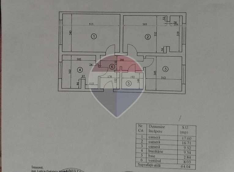 Apartament cu 3 camere de vanzare, 64 mp, decomandat, Politehnica