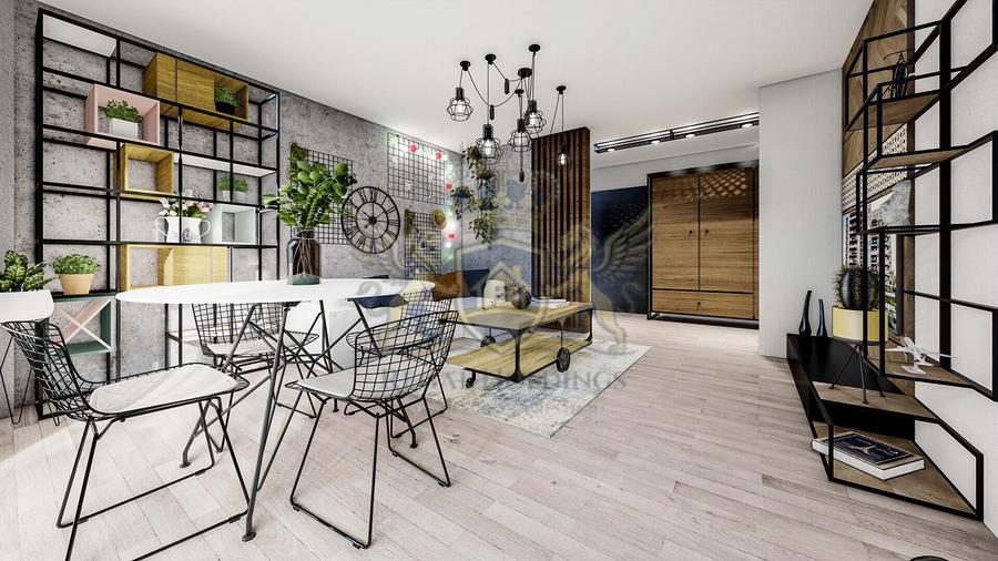 Garsoniera Moderna, 46 Mp, Finalizat, Tractorul-Mall-Coresi