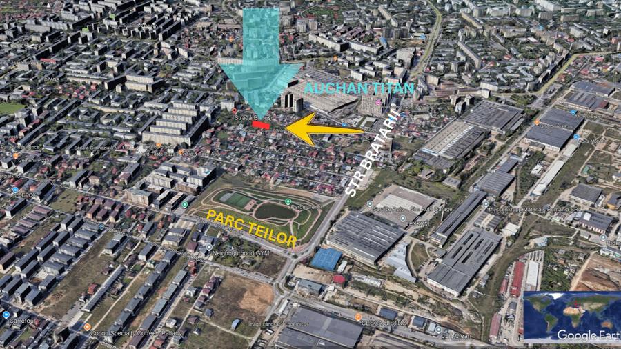 TEREN DE VANZARE OZANA - TITAN AUCHAN. CONSTRUIBIL LOCUINTE.