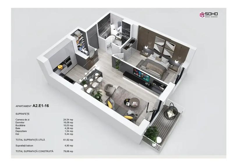 Apartament 2 camere