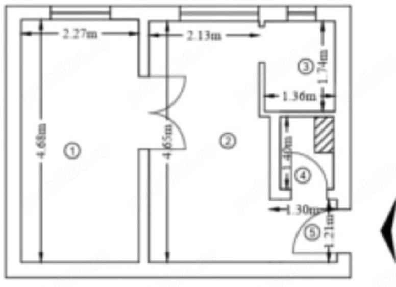 Apartament 2 camere zona Tatarasi