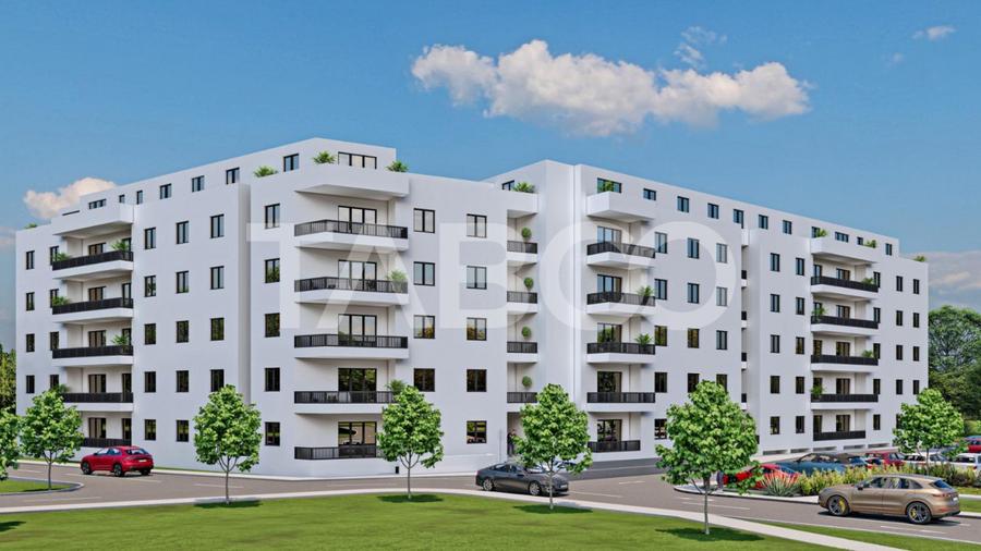 Apartament 83 mpu cu 3 camere decomandate 2 bai 2 balcoane SIBIU
