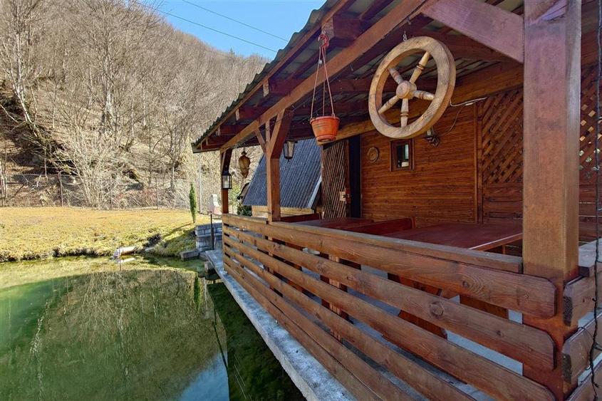 Iaz de vanzare in Apuseni- cazare, agrement si pescuit la DN74