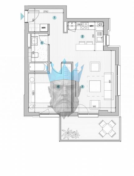 Apartament 2 Camere ESCAPE RESIDENCE Straulesti Bucuresti