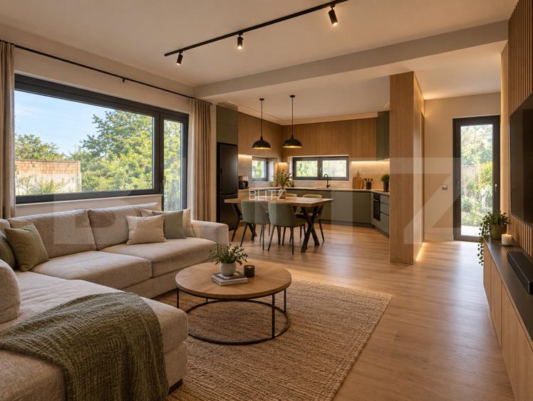 Apartament 4 camere pe 2 niveluri, 100 mp cu grădină, complex nou
