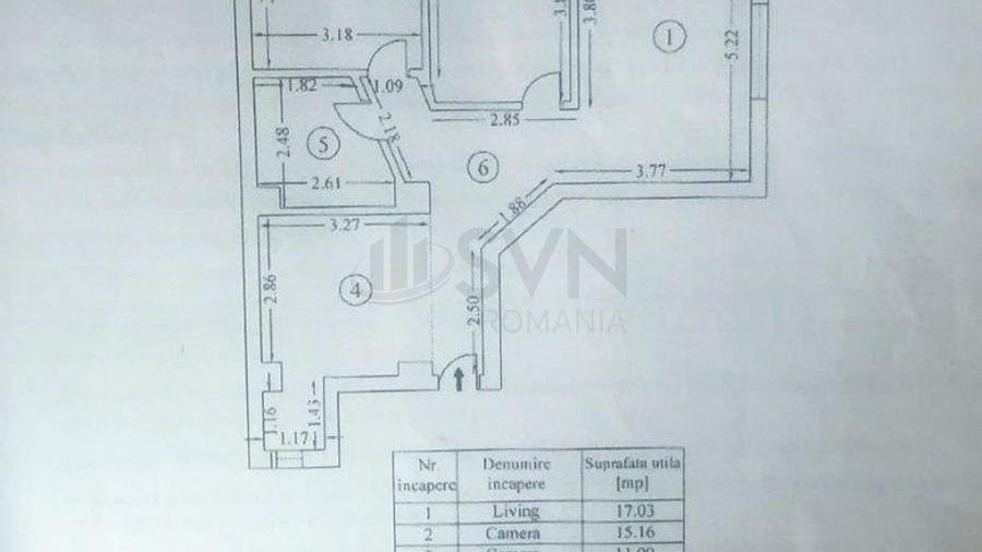 REA1029389 Apartament la cheie - 3 camere decomandat - 73 mp utili - an 2103 - 7