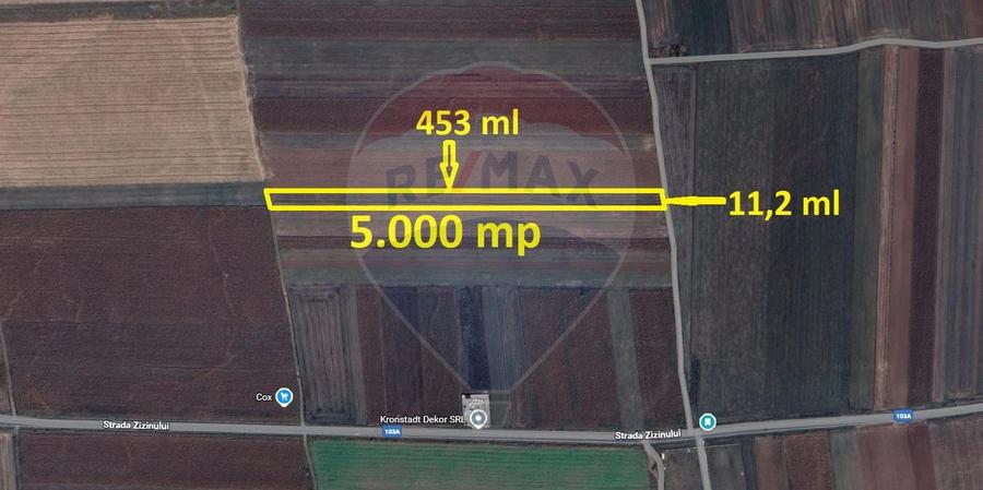 Teren Extravilan 5.000 mp Tarlungeni / Strada Zizinului