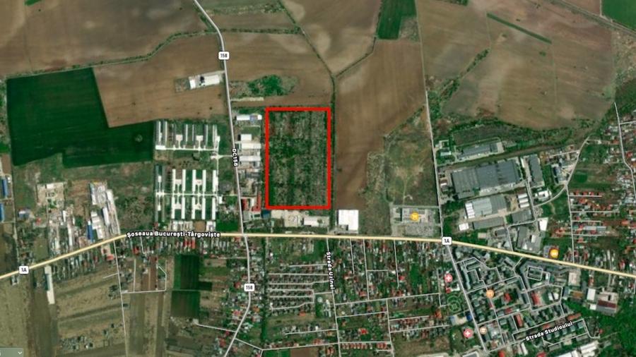 REL4001019 Teren 10 ha langa Kaufland si Crevedia Retail Park