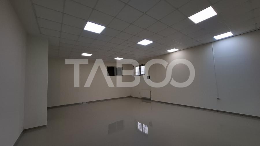 Spatiu comercial cu 2 camere 132 mpu parter cu vad auto Turnisor Sibiu