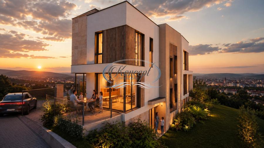 Casa premium cu panorama spectaculoasa in Andrei Muresanu