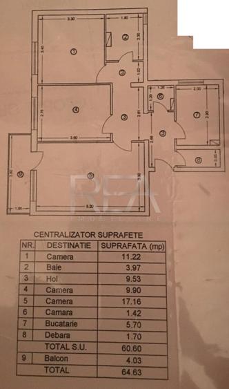 3 camere, Tineretului, decomandat, etaj 4, parcare, metrou