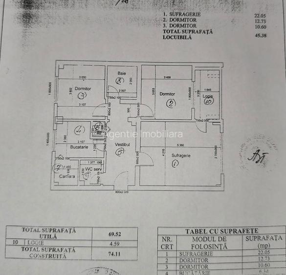 3 Camere Calea Călărași - Muncii