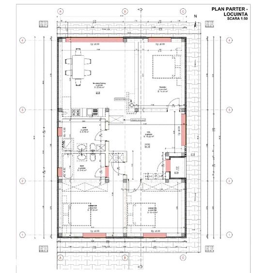 CASĂ PE UN NIVEL, 4 CAMERE, ANEXĂ-FOIȘOR + BECI — POPEȘTI, CLUJ