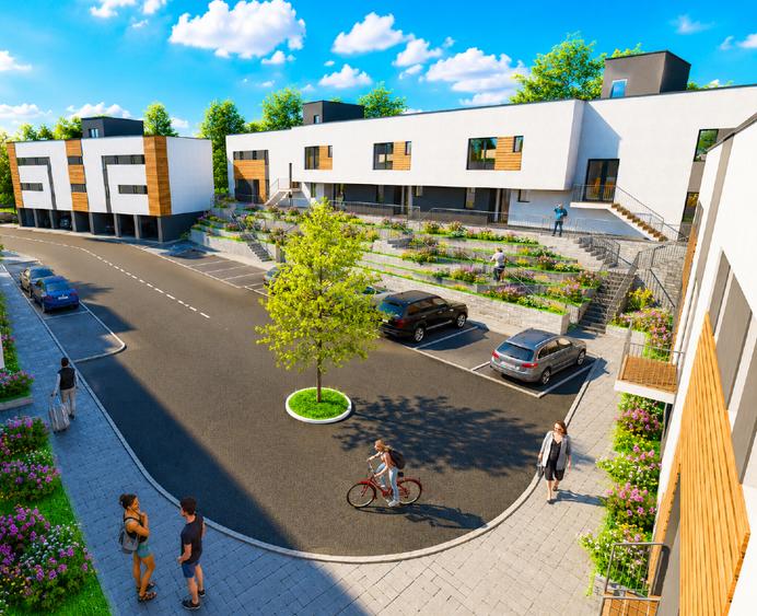 Apartament cu grădină proprie în Veris Pipera Lake – 100 mp utili | Curte 65 mp