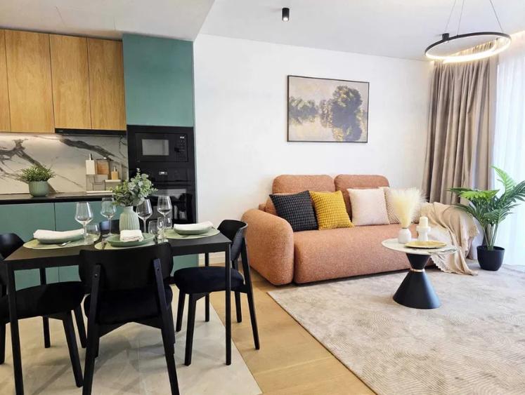 ONE HIGH DISTRICT | Apartament premium cu 2 camere| Terasa 16 mp