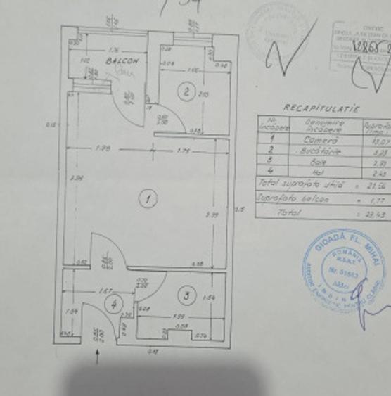 Garsonieră 22 mp, complet renovată, zona Lăpuș - Electroputere Mall