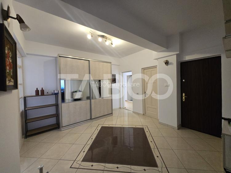 Apartament 4 camere de inchiriat 140 mp cu garaj zona Rahovei Sibiu