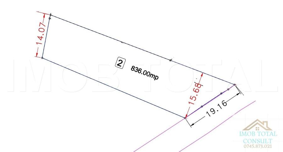 Teren 836 mp Topoloveni - Toate utilitățile