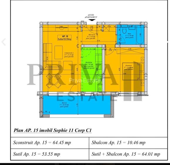 Apartament premium 2 camere, 54 mp, Giroc - 19