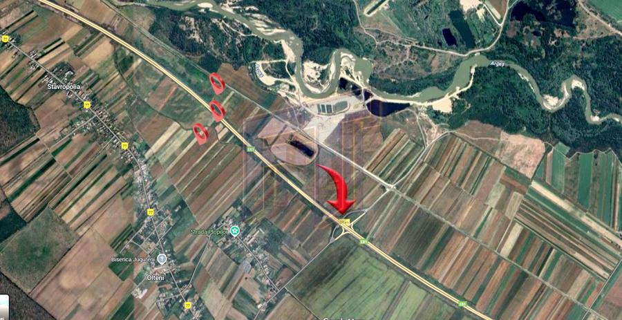 Terenuri industriale cu deschidere la A1, km 64 – Jugureni, Dâmbovița