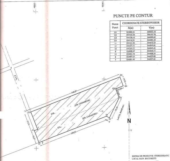 Teren 6000 mp pozitie deosebita lacul Baneasa adancime 140 m