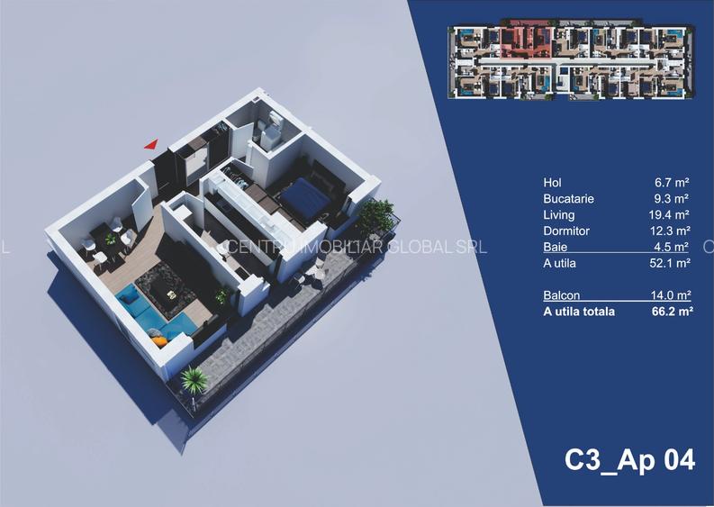 APARTAMENT 2 CAMERE - 3