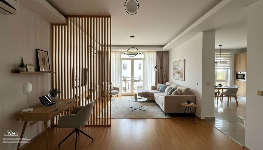 Apartament spatios 2 camere, 76 mp | Pipera • Erou Iancu Nicolae