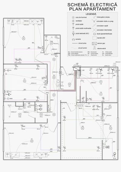Apartament 4 camere ,decomadat – Zona Vest