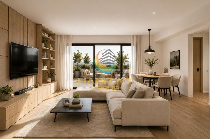 Vânzare Apartament 3 camere cu terasa | 143 mp total | Popești-Leordeni
