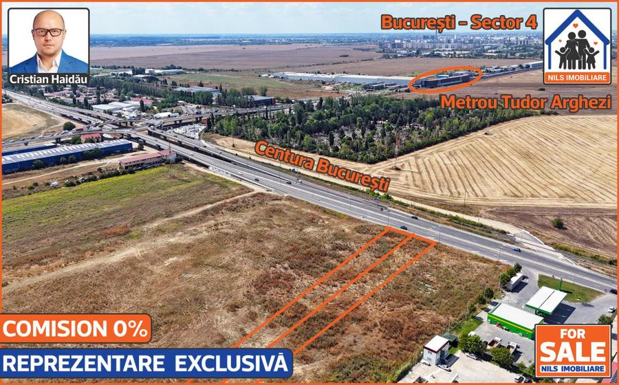 Teren 20k mp intravilan situat intre centura si A0 - Berceni IF