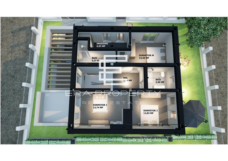 Casă single | Zona Casa de Apă | Pompă de Căldură | 129mp | Vedere spre Munți