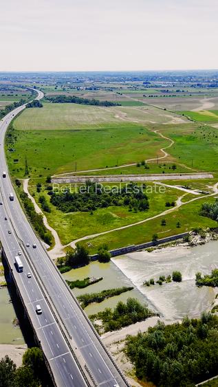 Teren 30 Hectare la Autostrada A1 București–Pitești | Km 34 | Front 550 ml - 15