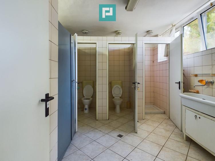 Spațiu industrial cu platformă betonată și teren