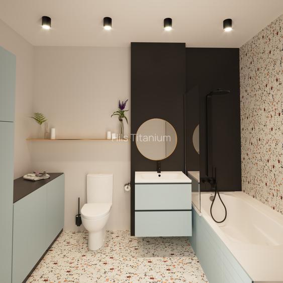 Studio dublu 2B | HILS Titanium | Ansamblu rezidential nou - 10